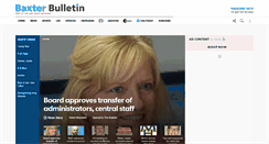 Desktop Screenshot of baxterbulletin.com