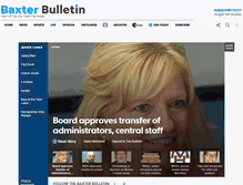 Tablet Screenshot of baxterbulletin.com